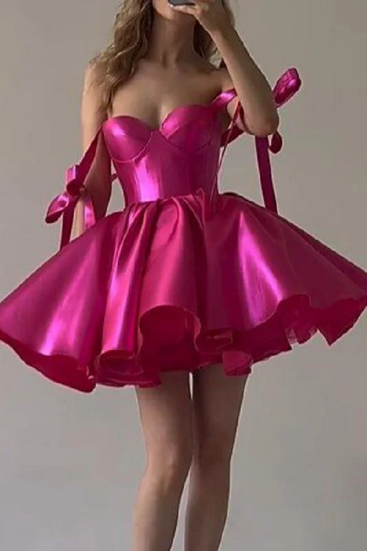 Hot Pink Sweetheart A-Line Homecoming Dress Short Party Dress, DP2958 Tunics Sale discount Hot Pink Sweetheart A-Line Homecoming Dress Short Party Dress, DP2958 Tunics Sale discount