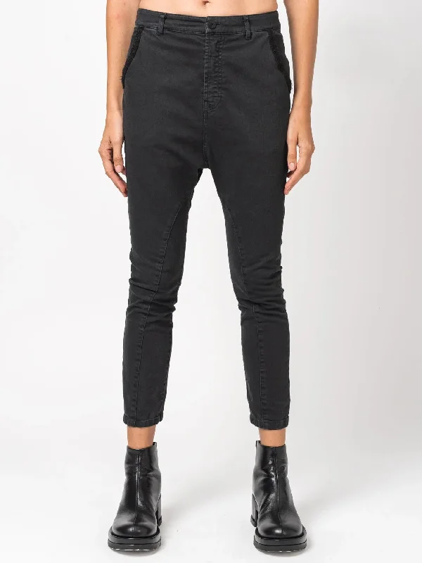 Skinny Old Black Pants Soft Stretch Pants