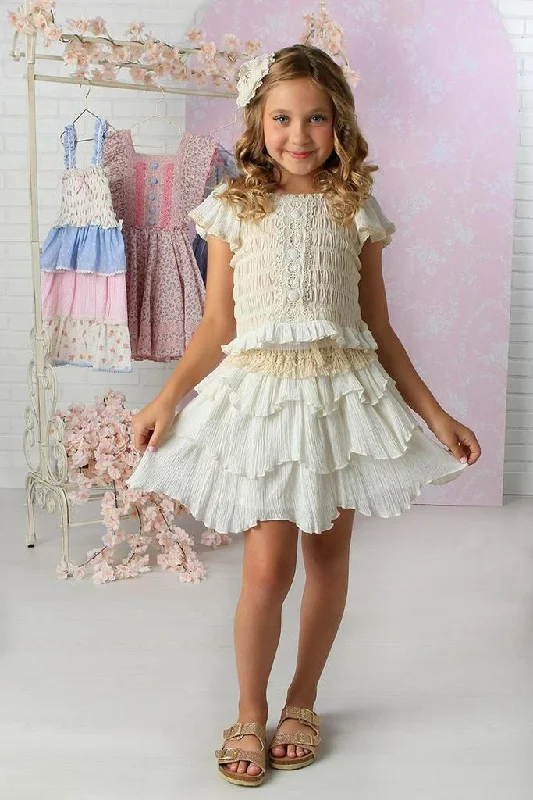 The Catherine Skirt Set a-line skirt cut