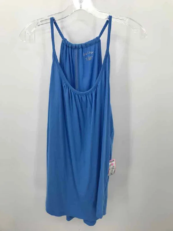Pre-Owned Lilly Pulitzer Blue Size Large Tank Top teal tank top